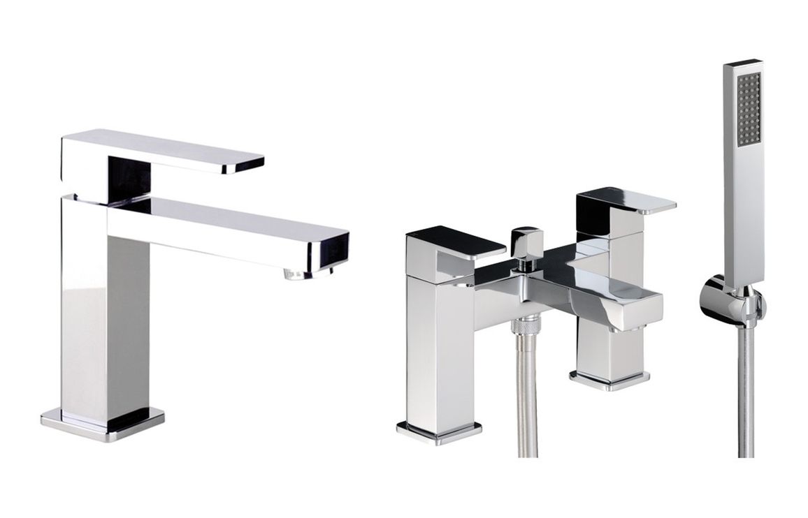 Abode Fervour Pack Offer 2 (Basin Mixer & Bath/Shower Mixer) - Chrome
