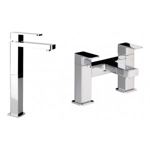 Abode Fervour Pack Offer 3 (Tall Basin Mixer & Bath Filler) - Chrome