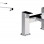 Abode Fervour Bathroom Chrome Tap Pack (Tall Basin Mixer & Bath Filler) - Chrome