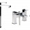 Abode Fervour Bathroom Chrome Pack (Tall Basin Mixer & Bath/Shower Mixer) 