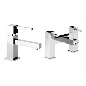 Abode Zeal Bathroom Chrome Tap Pack Offer (Basin Mixer & Bath Filler) 