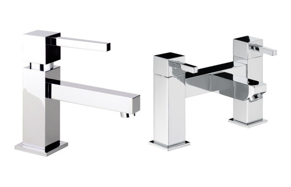 Abode Zeal Pack Offer 1 (Basin Mixer & Bath Filler) - Chrome