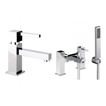 Abode Zeal Bathroom Chrome Tap Pack Offer (Basin Mixer & Bath/Shower Mixer) Abode Zeal Bathroom Chrome Tap Pack Offer (Basin Mixer & Bath/Shower Mixer)