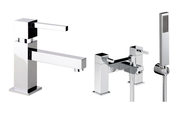 Abode Zeal Pack Offer 2 (Basin Mixer & Bath/Shower Mixer) - Chrome