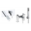 Abode Zeal Pack Offer 6 (Wall Mounted Basin Mixer & Bath/Shower Mixer) - Chrome Abode Zeal Pack Offer 6 (Wall Mounted Basin Mixer & Bath/Shower Mixer) - Chrome