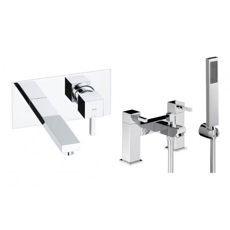 Abode Zeal Pack Offer 6 (Wall Mounted Basin Mixer & Bath/Shower Mixer) - Chrome Abode Zeal Pack Offer 6 (Wall Mounted Basin Mixer & Bath/Shower Mixer) - Chrome