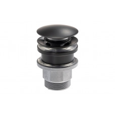 Abode Uno Basin Clicker Waste Universal - Matt Black