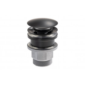 Abode Uno Basin Clicker Waste Universal - Matt Black