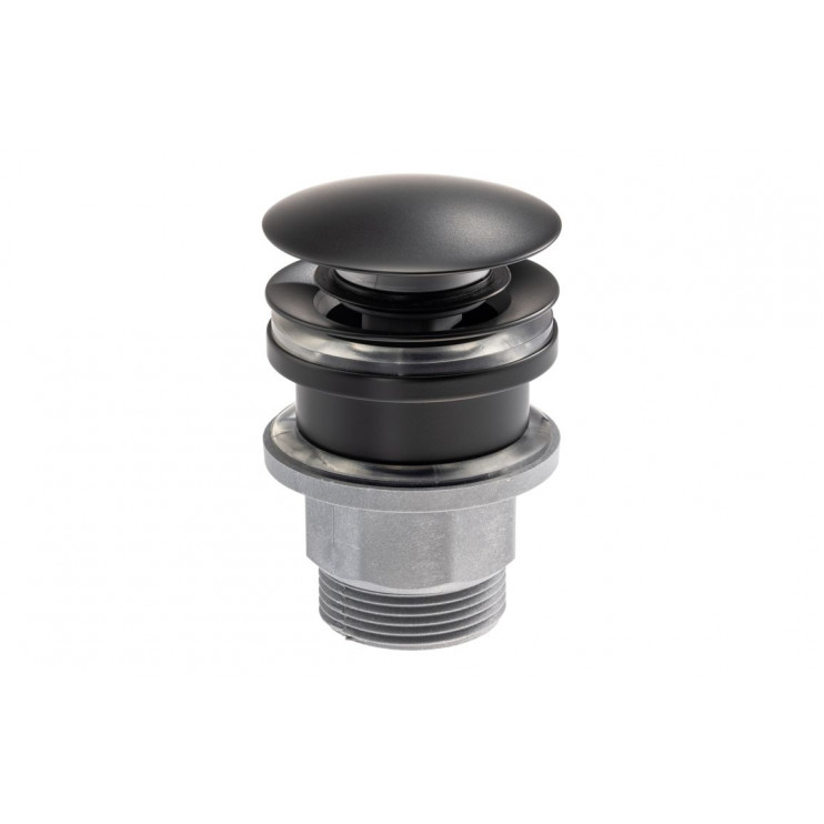 Abode Uno Basin Clicker Waste Universal - Matt Black