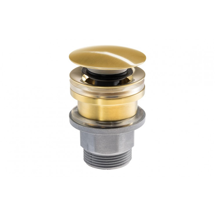 Abode Uno Basin Clicker Waste Universal - Brushed Brass