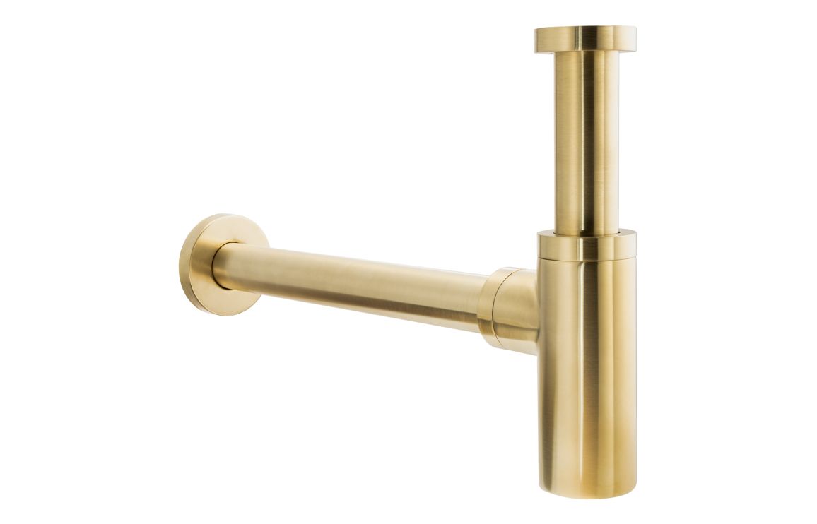 Abode Uno Basin Bottle Trap - Brushed Brass Abode Uno Basin Bottle Trap - Brushed Brass