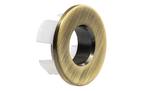Abode Uno Basin Overflow Ring - Antique Brass Abode Uno Basin Overflow Ring - Antique Brass