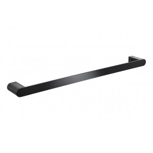 Abode Uno Single Towel Rail - Matt Black