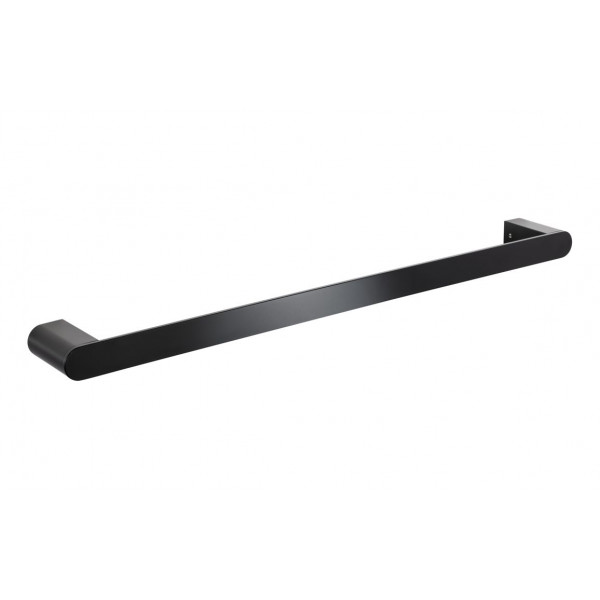 Abode Uno Single Towel Rail - Matt Black