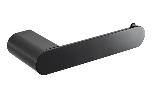 Abode Uno Toilet Roll Holder - Matt Black Abode Uno Toilet Roll Holder - Matt Black