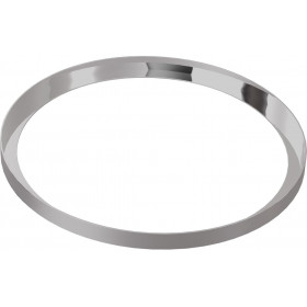 Abode Cava Round Basin Plinth - Chrome