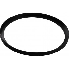 Abode Cava Round Basin Plinth - Matt Black