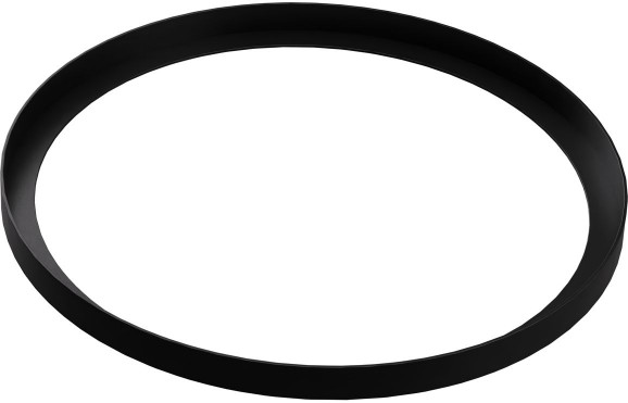 Abode Cava Round Basin Plinth - Matt Black