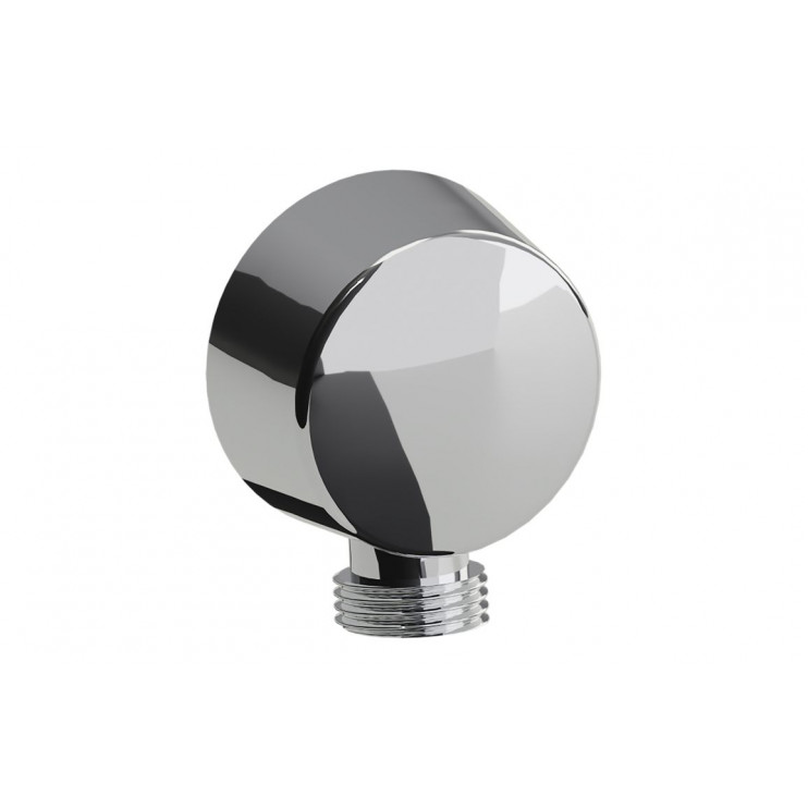 Abode Euphoria Circular Wall Outlet - Chrome
