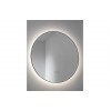 Abode Mayar 600mm Round LED Mirror - Matt Black