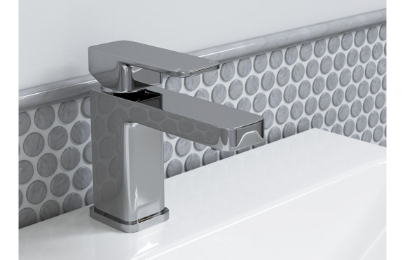 Adria Bath Filler - Chrome
