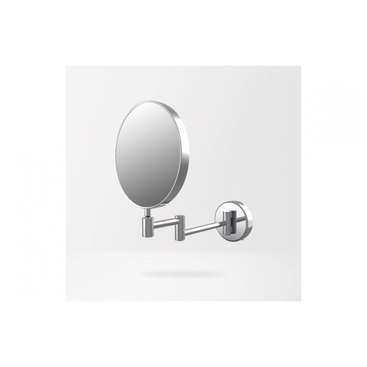 Anji Round Cosmetic Mirror - Chrome
