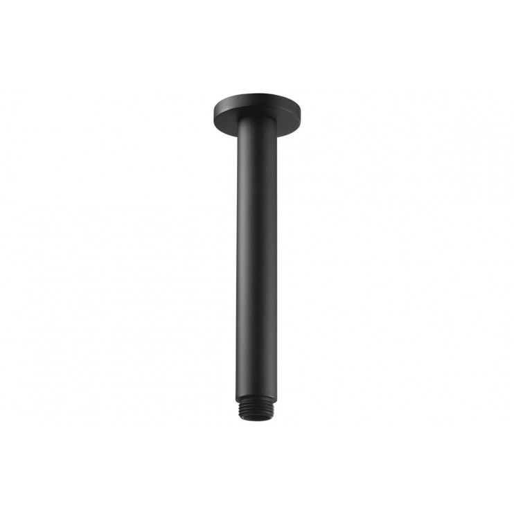 Aurora 180mm Round Ceiling Arm - Matt Black