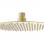 Aurora 200mm Round Ultraslim Showerhead - Brushed Brass