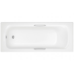 Granada II Single End Twin Grip Textured Base 8mm 1700x700x510mm 2TH Bath Granada II Single End Twin Grip Textured Base 8mm 1700x700x510mm 2TH Bath
