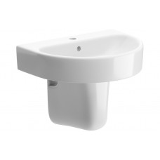 Cilantro 555x430mm 1TH Basin & Semi Pedestal