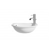 Space Saver 490x355mm 1TH Semi Recessed Basin