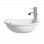 Space Saver 490x355mm 1TH Semi Recessed Basin