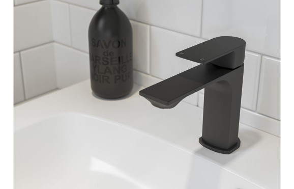 Bellona Basin Mixer & Waste - Matt Black