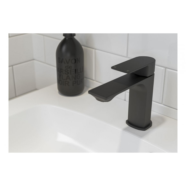 Bellona Basin Mixer & Waste - Matt Black