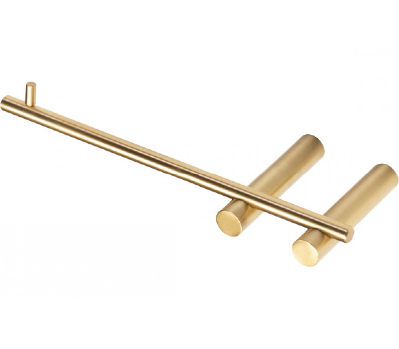 Bertini Toilet Roll Holder - Brushed Brass
