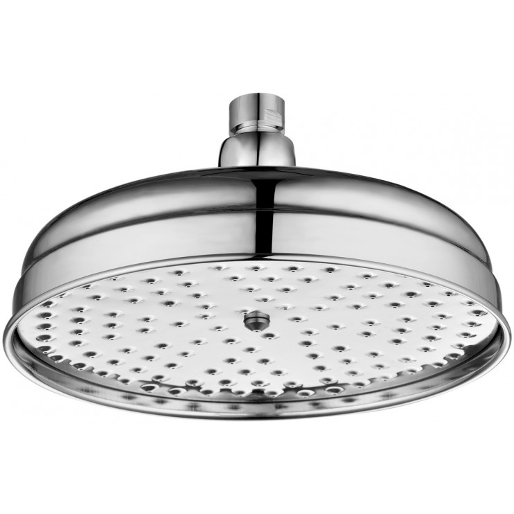 Berwick 200mm Round Traditional Showerhead - Chrome