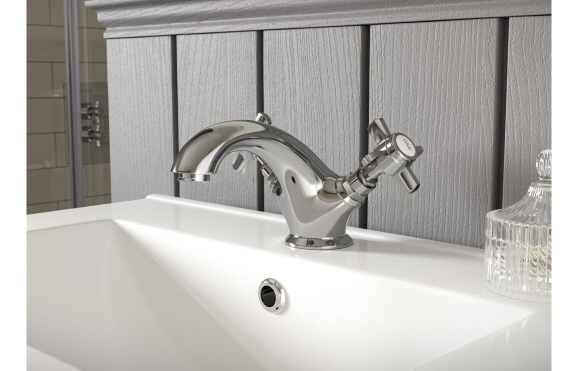 Bordon Basin Mixer & Waste - Chrome