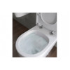 Cilantro Rimless Close Coupled Open Back WC & Soft Close Seat