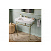 Celine 610mm 1TH Console Basin - Brushed Brass