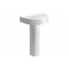 Cilantro 555x430mm 1TH Basin & Full Pedestal