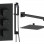 Cosmic Square Shower Valve & Kit Pack 3 - Matt Black