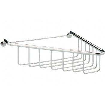 Elena 1-Tier Corner Shower Caddy - Chrome Elena 1-Tier Corner Shower Caddy - Chrome