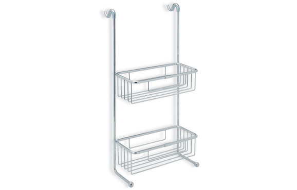 Melato 2-Tier Shower Caddy - Chrome Melato 2-Tier Shower Caddy - Chrome