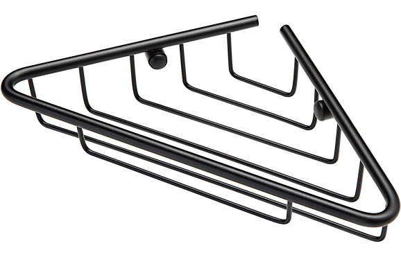 Elena 1-Tier Corner Shower Caddy - Black Elena 1-Tier Corner Shower Caddy - Black