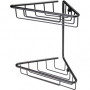 Elena 2-Tier Corner Shower Caddy - Black