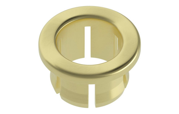 Overflow Ring - Brushed Brass