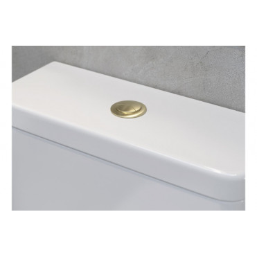 Dual Push Button Cover (Cable) - Brushed Brass