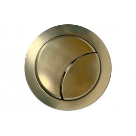 Dual Push Button Cover (Cable) - Brushed Brass Dual Push Button Cover (Cable) - Brushed Brass