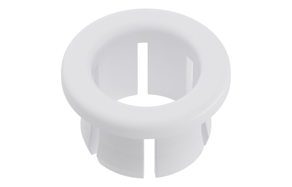 Overflow Ring for Resin Basins - White Overflow Ring for Resin Basins - White