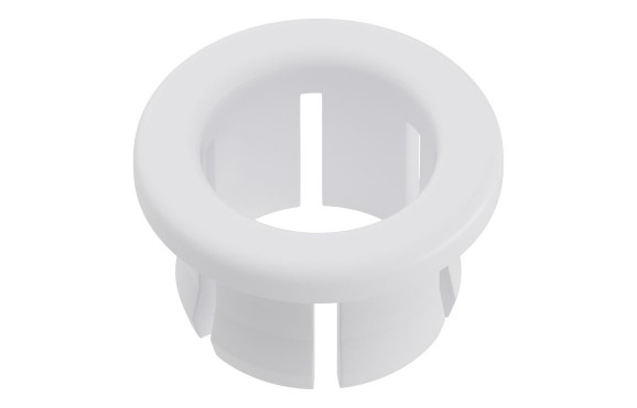Overflow Ring for Resin Basins - White